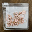 Load image into Gallery viewer, Numbered Row Counter Stitch Markers