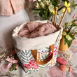 Load image into Gallery viewer, Atenti Tote Bags Atenti - Wildflower Hope Knitting and Crochet Project Bag joeriaknits
