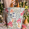 Load image into Gallery viewer, Atenti Tote Bags Atenti - Wildflower Hope Knitting and Crochet Project Bag joeriaknits