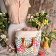 Load image into Gallery viewer, Atenti Tote Bags Atenti - Wildflower Hope Knitting and Crochet Project Bag joeriaknits