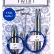 Load image into Gallery viewer, ChiaoGoo Circular Needles 3.5 mm (US 4) ChiaoGoo Twist Shortie Interchangeable Mini Combo Pack joeriaknits