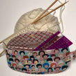 Load image into Gallery viewer, Joeriaknits Travel Pouches Friends Gathering Clutch Storage: Handcrafted joeriaknits