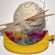 Load image into Gallery viewer, Joeriaknits Travel Pouches Yellow Batik Clutch Storage: Handcrafted joeriaknits