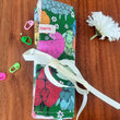 Load image into Gallery viewer, JOERIA KNITS Crochet Hook Storage Grazing Sheep with Beige Ties Crochet Hook Storage Wraps joeriaknits