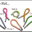 Load image into Gallery viewer, Floops Stitch Markers Multi-Coloured Floops Firls Flexible Stitch Markers (set of 6) joeriaknits