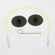 Load image into Gallery viewer, Knit Pro Circular Needles 35cm to make 60cm/ 24'' IC needle - Green Knit Pro Interchangeable Circular Colour-coded Cables joeriaknits