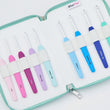 Load image into Gallery viewer, Clover Crochet Hook Set KnitPro Waves 2.0 Deluxe Crochet Hook Set joeriaknits