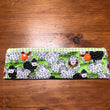 Load image into Gallery viewer, Joeriaknits Knitting Needle Storage 6" DPN / Merino Sheep on Green Knitting Needle Cozy: Handcrafted joeriaknits