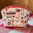 Load image into Gallery viewer, Joeriaknits Storage Pouches Large Zipper Storage Pouch: Handcrafted joeriaknits