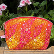 Load image into Gallery viewer, Joeriaknits Storage Pouches Pink Aster Large Zipper Storage Pouch: Handcrafted joeriaknits