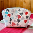 Load image into Gallery viewer, Joeriaknits Storage Pouches Blue Yarn Balls Medium Zipper Storage Pouch: Handcrafted joeriaknits