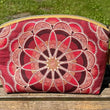 Load image into Gallery viewer, Joeriaknits Storage Pouches Kaliedoscope Medium Zipper Storage Pouch: Handcrafted joeriaknits
