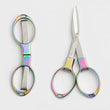 Load image into Gallery viewer, Knitter's Pride Knitting Notions Mindful Collection Folding Scissors - Rainbow 3" joeriaknits