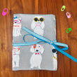 Load image into Gallery viewer, JOERIA KNITS Knitting Needle Storage Handcrafted Needle or Hook Storage Wraps / Cool Pups Needle or Hook Storage Wraps joeriaknits