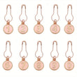 Load image into Gallery viewer, Temu Knitting Notions Pink Numbered Row Counter Stitch Markers joeriaknits