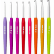 Load image into Gallery viewer, Prym Crochet Hook Set Prym Soft Touch Crochet Hook Set, 13.5cm, 8 pc joeriaknits