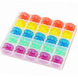 Load image into Gallery viewer, JOERIA KNITS Sewing Accessories Sewing Machine Bobbins with Plastic Storage Case: 25 pieces joeriaknits