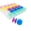 Load image into Gallery viewer, JOERIA KNITS Sewing Accessories Sewing Machine Bobbins with Plastic Storage Case: 25 pieces joeriaknits