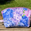 Load image into Gallery viewer, Joeriaknits Storage Pouches Hydrangea Small Zipper Storage Pouch: Handcrafted joeriaknits