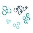Load image into Gallery viewer, Knitter's Pride Knitting Notions Stitch Markers: Mindful Collection, 100 pieces joeriaknits