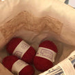 Load image into Gallery viewer, JOERIA KNITS Project Bags Tote Bag - Extra Large - Blue Beige Damask joeriaknits