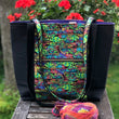 Load image into Gallery viewer, JOERIA KNITS Project Bags Tote Bag - Large - Fish in the Dark joeriaknits