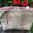 Load image into Gallery viewer, JOERIA KNITS Project Bags Tote Bag - Large - Pink Tweed joeriaknits