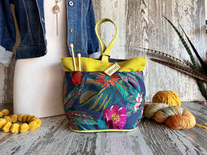 Atenti Flora Tall Premium Knitting and Crochet Project Bag