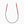 Load image into Gallery viewer, Red and white circular knitting needles.
