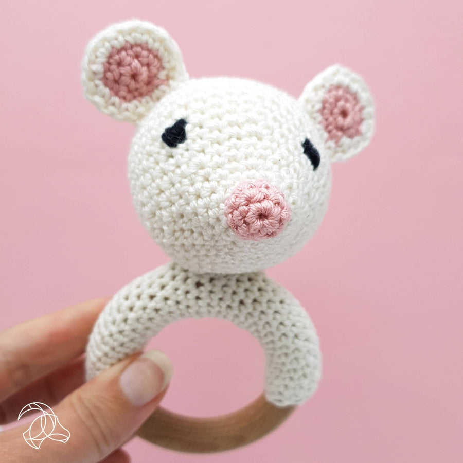 Hardicraft - DIY Crochet Kit - Rattle Mouse