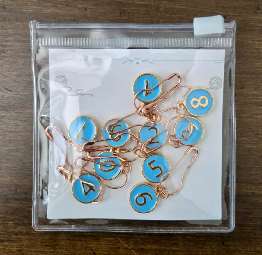 Numbered Row Counter Stitch Markers