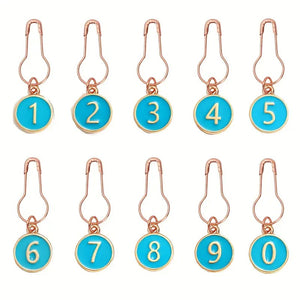 Numbered Row Counter Stitch Markers