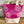 Load image into Gallery viewer, Flower Power Children&#39;s Project Bag with pink floral design

