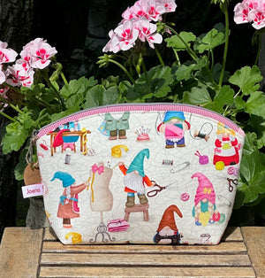 Large Zipper Storage Pouch: Handcrafted