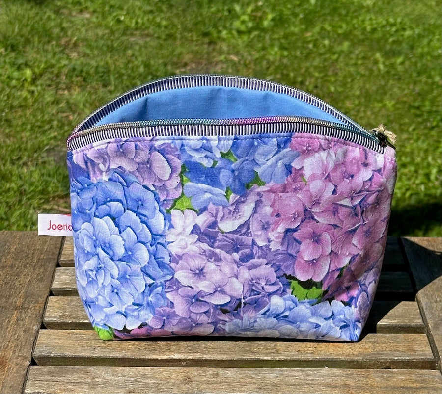 Medium Zipper Storage Pouch: Handcrafted