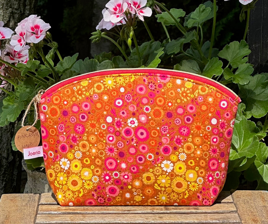 Large Zipper Storage Pouch: Handcrafted