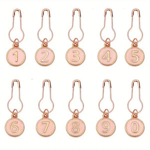 Numbered Row Counter Stitch Markers