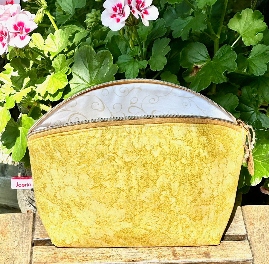 Large Zipper Storage Pouch: Handcrafted