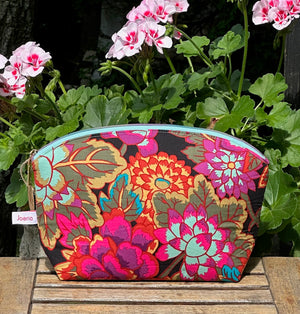 Large Zipper Storage Pouch: Handcrafted