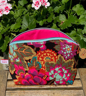 Large Zipper Storage Pouch: Handcrafted