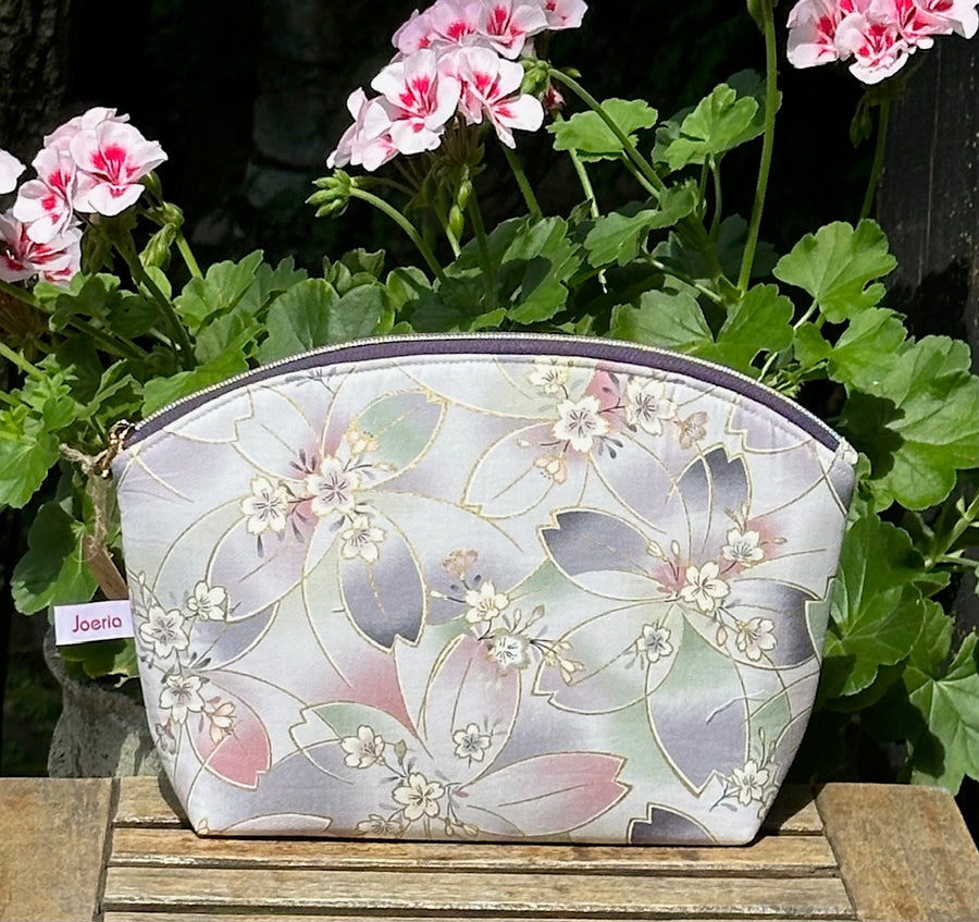 Large Zipper Storage Pouch: Handcrafted