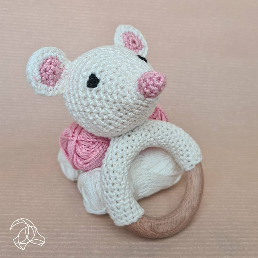 Hardicraft - DIY Crochet Kit - Rattle Mouse