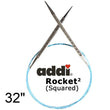 Load image into Gallery viewer, Addi Circular Needles Addi Circular Rocket2 Squared Fixed 32-inch Knitting Needles joeriaknits
