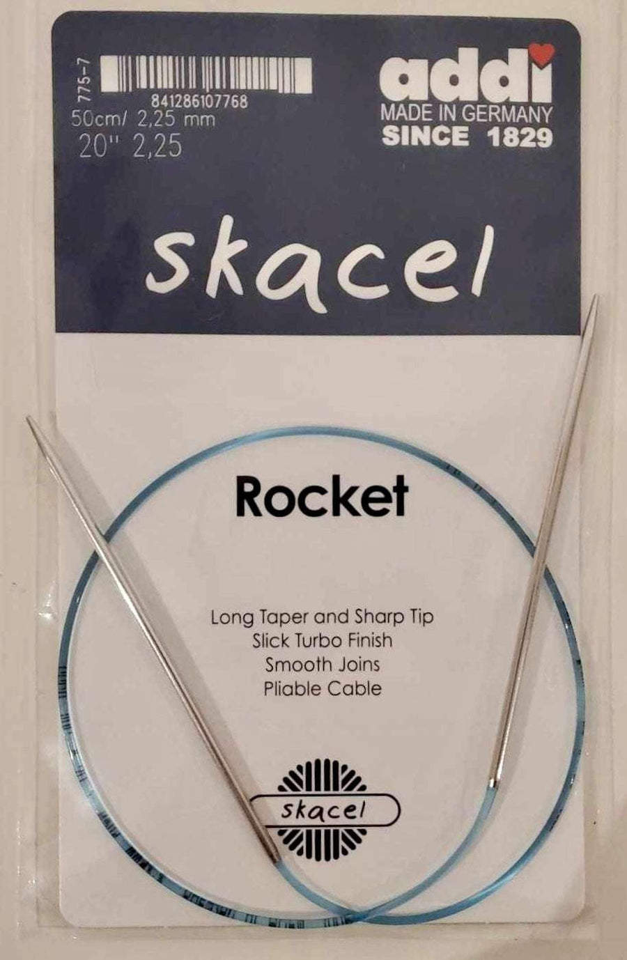 Addi Rocket Fixed Circular Knitting Needles 20 inch (50 cm)
