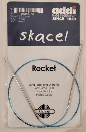 Addi Circular Needles Addi Rocket Fixed Circular Knitting Needles 20 inch (50 cm) joeriaknits