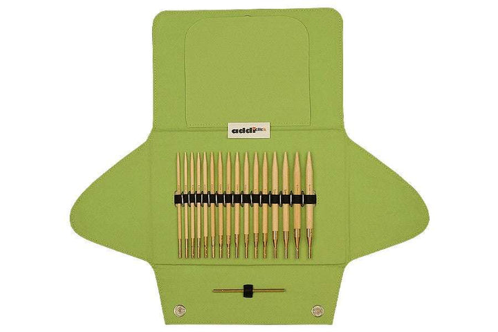 Addi Knitting Needles AddiClick Bamboo Interchangeable Knitting Needle Set joeriaknits