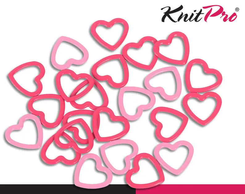 KnitPro Knitting Notions Amour Stitch Markers, 40 pieces from KnitPro joeriaknits