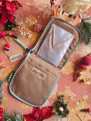 Atenti Knitting Needle Storage Atenti Carmine Circular Knitting Needle Case joeriaknits