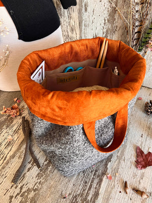 Atenti Tote Bags Atenti - Charlie Hope Knitting and Crochet Project Bag joeriaknits