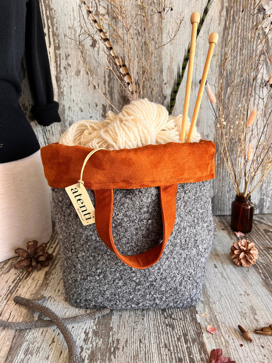 Atenti Tote Bags Atenti - Charlie Hope Knitting and Crochet Project Bag joeriaknits